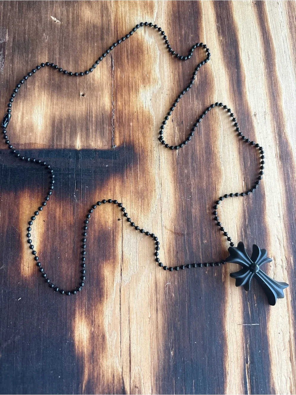 Black Chrome Hearts Necklace